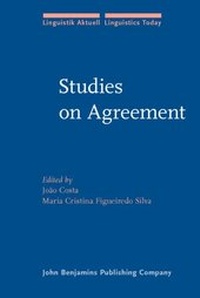 Enlarge image Cover: Studies on Agreement - John Benjamins Publishing Company