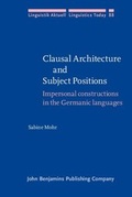 Cover: Clausal Architecture and Subject Positions - John Benjamins Publishing Company