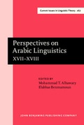Cover: Perspectives on Arabic Linguistics - John Benjamins Publishing Company