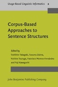 Cover: Corpus-Based Approaches to Sentence Structures - John Benjamins Publishing Company
