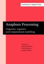 Cover: Anaphora Processing - John Benjamins Publishing Company