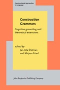 Cover: Construction Grammars - John Benjamins Publishing Company