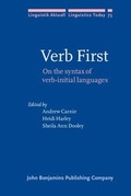 Cover: Verb First - John Benjamins Publishing Company