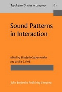 Enlarge image Cover: Sound Patterns in Interaction - John Benjamins Publishing Company