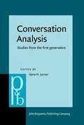 Cover: Conversation Analysis - John Benjamins Publishing Company