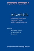 Cover: Adverbials - John Benjamins Publishing Company