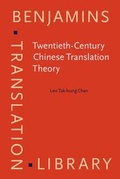 Cover: Twentieth-Century Chinese Translation Theory - John Benjamins Publishing Company
