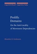 Cover: Prolific Domains - John Benjamins Publishing Company