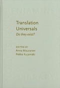 Cover: Translation Universals - John Benjamins Publishing Company