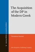 Cover: The Acquisition of the DP in Modern Greek - John Benjamins Publishing Company