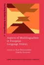 Cover: Aspects of Multilingualism in European Language History - John Benjamins Publishing Company