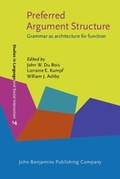 Cover: Preferred Argument Structure - John Benjamins Publishing Company