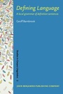 Cover: Defining Language - John Benjamins Publishing Company