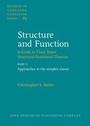 Cover: Structure and Function - A Guide to Three Major Structural-Functional Theories - John Benjamins Publishing Company