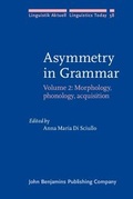 Cover: Asymmetry in Grammar - John Benjamins Publishing Company