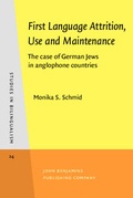 Cover: First Language Attrition, Use and Maintenance - John Benjamins Publishing Company