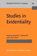 Cover: Studies in Evidentiality - John Benjamins Publishing Company