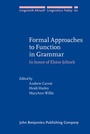 Cover: Formal Approaches to Function in Grammar - John Benjamins Publishing Company