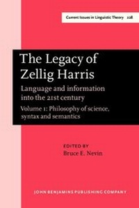 Enlarge image Cover: The Legacy of Zellig Harris - John Benjamins Publishing Company