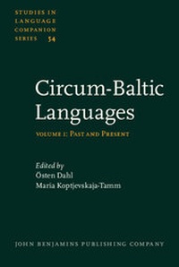 Enlarge image Cover: Circum-Baltic Languages - John Benjamins Publishing Company