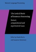 Cover: The Lexical Basis of Sentence Processing - John Benjamins Publishing Company
