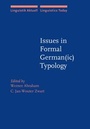 Cover: Issues in Formal German(ic) Typology - John Benjamins Publishing Company