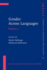 Enlarge image Cover: Gender Across Languages - John Benjamins Publishing Company