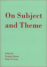 Enlarge image Cover: On Subject and Theme - John Benjamins Publishing Company