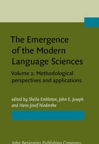 Enlarge image Cover: The Emergence of the Modern Language Sciences - John Benjamins Publishing Company