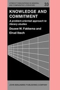 Cover: Knowledge and Commitment - John Benjamins Publishing Company