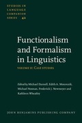 Cover: Functionalism and Formalism in Linguistics - John Benjamins Publishing Company