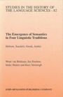 Cover: The Emergence of Semantics in Four Linguistic Traditions - John Benjamins Publishing Company