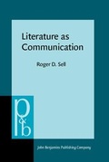 Cover: Literature as Communication - John Benjamins Publishing Company