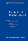 Cover: The Syntax of Relative Clauses - John Benjamins Publishing Company