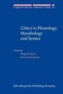 Cover: Clitics in Phonology, Morphology and Syntax - John Benjamins Publishing Company