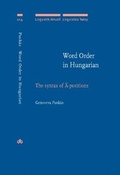 Cover: Word Order in Hungarian - John Benjamins Publishing Company