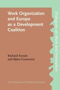 Cover: Work Organization and Europe as a Development Coalition - John Benjamins Publishing Company