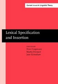 Enlarge image Cover: Lexical Specification and Insertion - John Benjamins Publishing Company