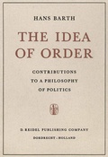 Cover: The Idea of Order - Kluwer Academic Publishers
