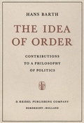 Cover: The Idea of Order - Springer