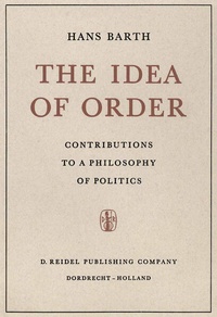 Enlarge image Cover: The Idea of Order - Springer