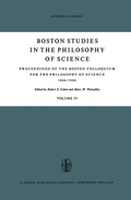 Cover: Proceedings of the Boston Colloquium for the Philosophy of Science 1966/1968 - Springer