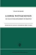 Cover: Ludwig Wittgenstein - Springer