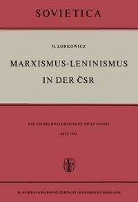 Enlarge image Cover: Marxismus-Leninismus in der CSR - Kluwer Academic Publishers