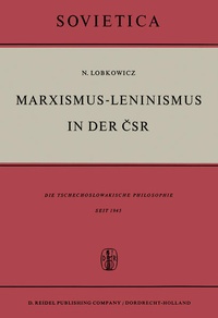 Enlarge image Cover: Marxismus-Leninismus in der CSR - Springer