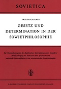 Cover: Gesetz und Determination in der Sowjetphilosophie - Kluwer Academic Publishers