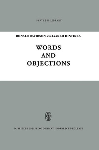 Enlarge image Cover: Words and Objections - Kluwer Academic Publishers