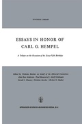 Cover: Essays in Honor of Carl G. Hempel - Kluwer Academic Publishers