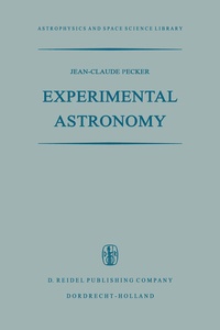 Enlarge image Cover: Experimental Astronomy - Springer