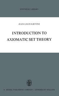Abbildung von: Introduction to Axiomatic Set Theory - Springer